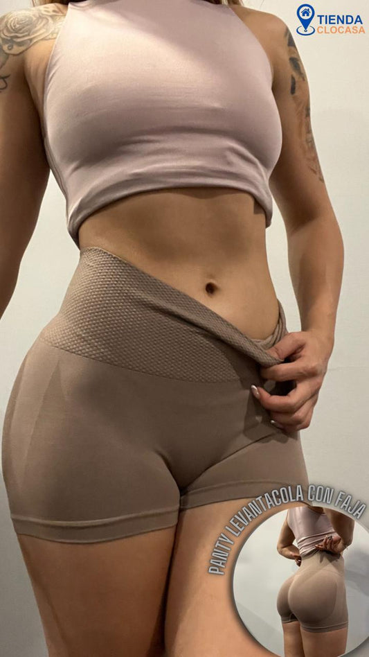 Panty Levantacola Con Faja